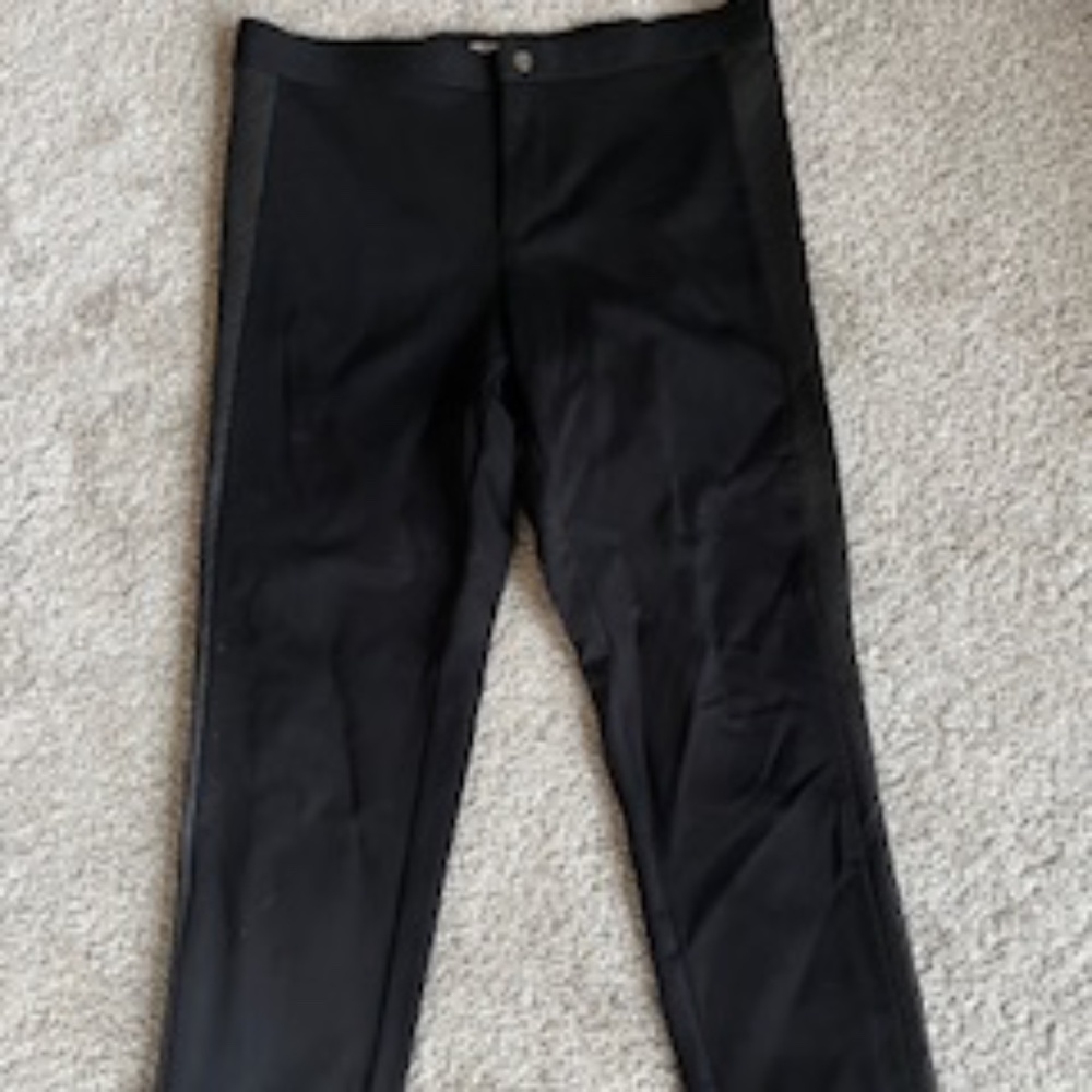 Banana Republic Straight Leather side size 10 pants
